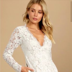 New with tags Lulus lace romper